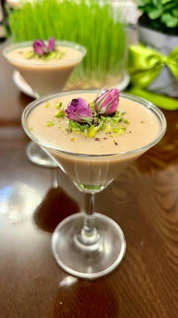 طرز تهیه فرنی مجلسی