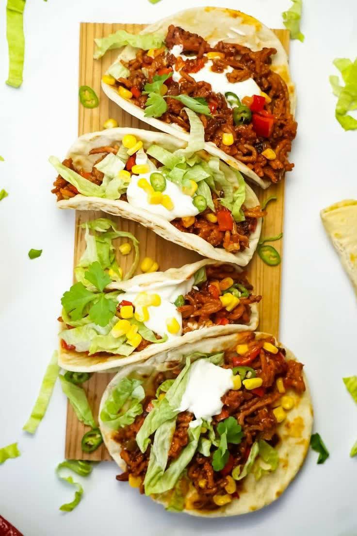 طرز تهیه تاکو با خمیر یوفکا